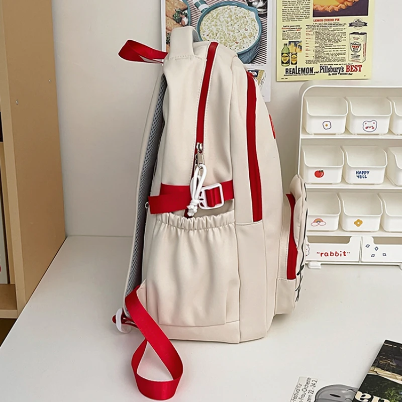 Hello Kitty New Backpack Fashionable Cute Large Capacity Backpack Junior High School High School Student School Bag Women