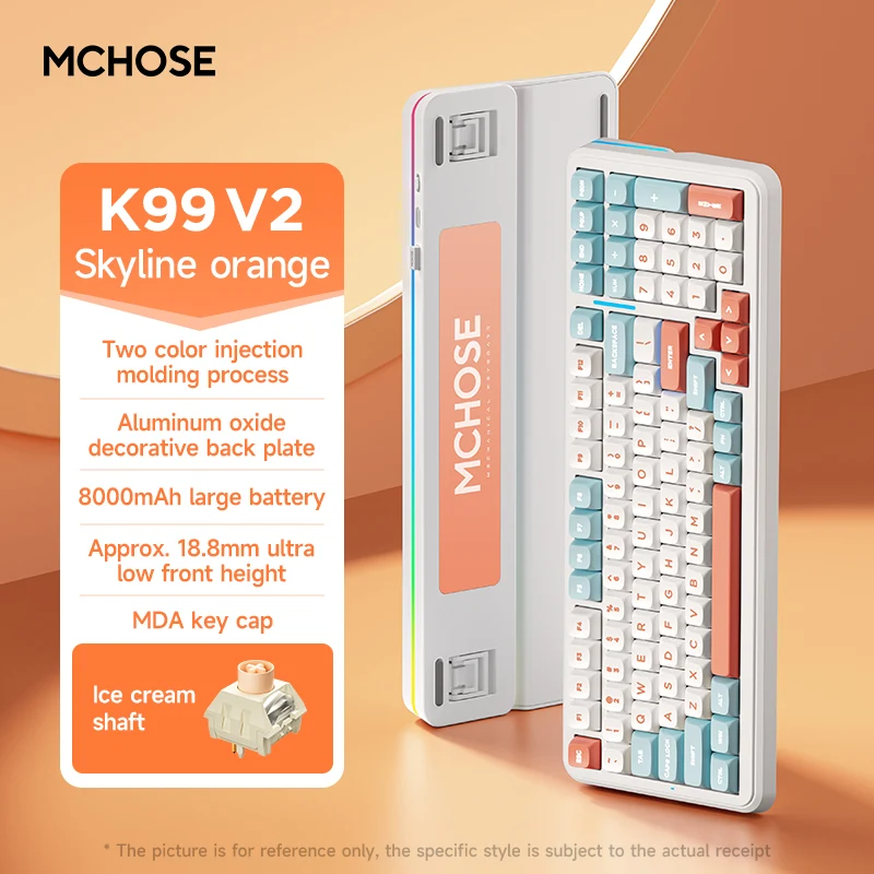 Mchose K99 Keyboard Customization Gaske Wireless Bluetooth Tri