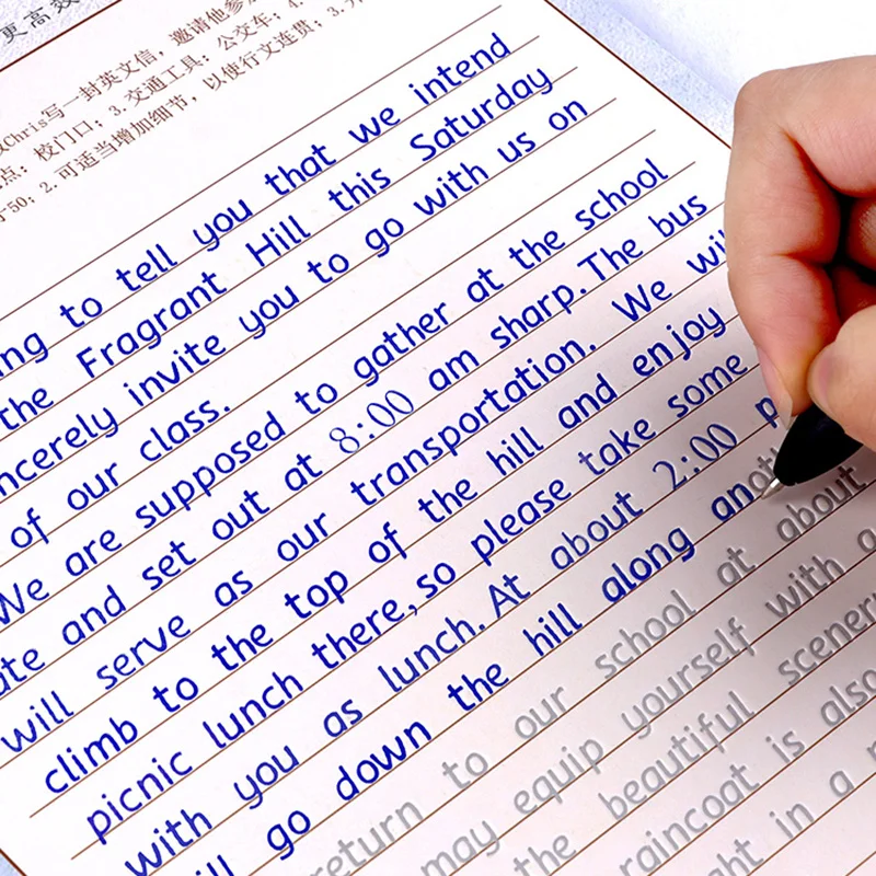 Calligraphy Practice Book English  Alphabet Handwriting Practice