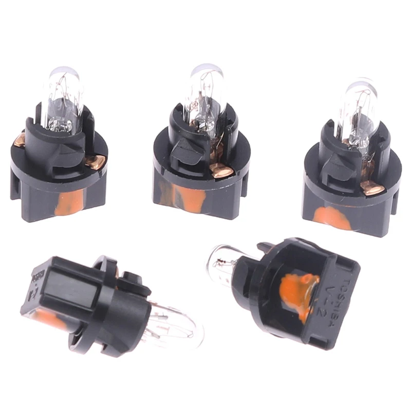 Car Instrument Lamp 5PCS For Toshiba 12V1.2W V-2 Small Bulb Indicator Light Car Instrument Lamp