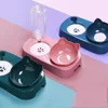 1 piece - Cat Bowl Double Bowl Dog Bowl Automatic Drinking Water for Dogs and Cats Feeding Double Bowl, Suitable for Pets 5