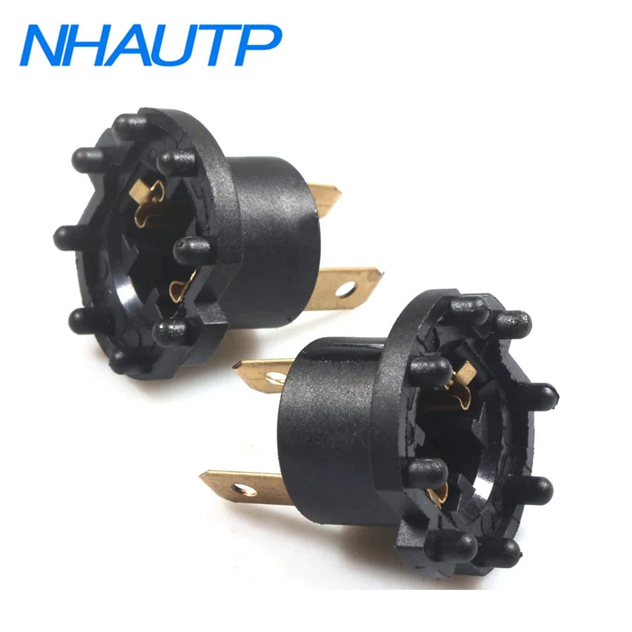1 Pair Halogen Lamp H7 Adapter Base Holder For Mazda 3 5 323 Kawasaki ER Headlight Bulbs headlight holder,light holder,lamp holder