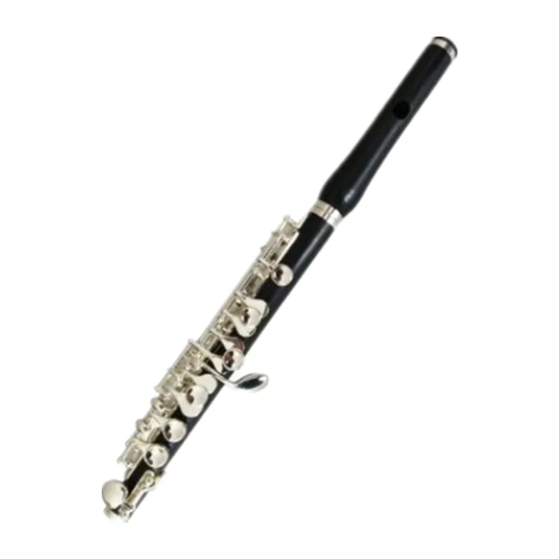 MeeLe A-01 Grenadilla Wood Body&Head Piccolo C Key Piccolo Silver Plated Keys