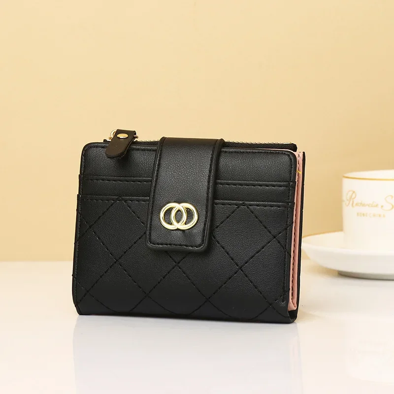 Women Wallets PU Leather Female Purse Mini Multi-Cards Holder Coin Short Wallets Slim Small Wallet Zipper Carteras Para Mujeres 4