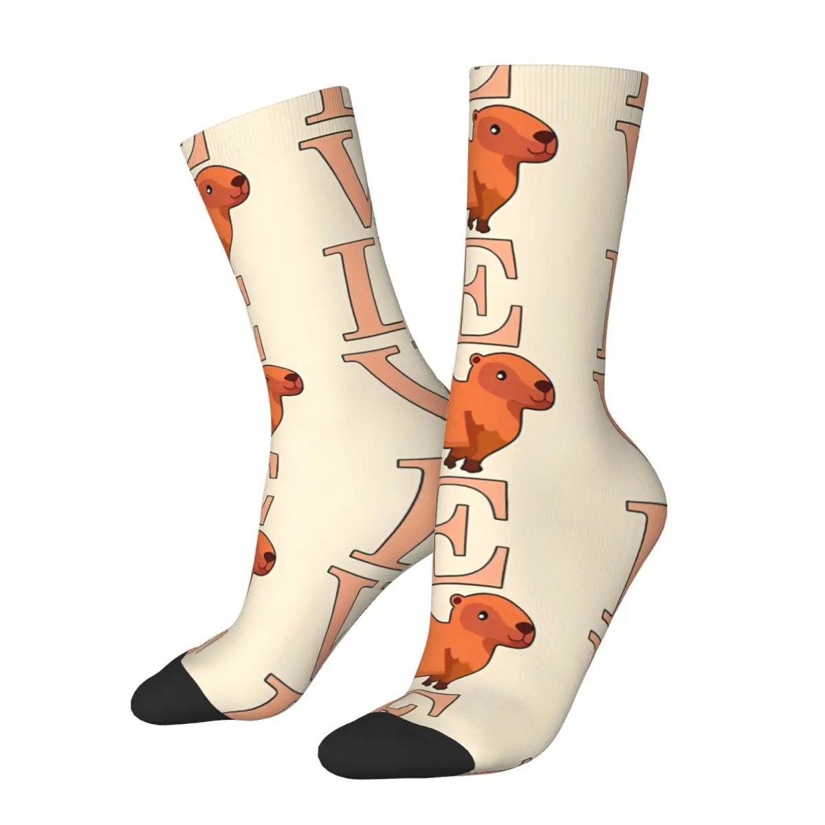 

Love Capybara Cartoon Socks Male Mens Women Spring Stockings Printed