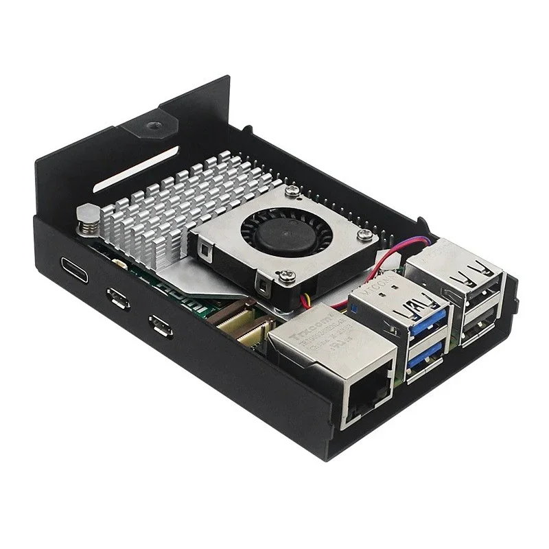 Raspberry Pi 5 �ݼ� ���̽� �˷�̴� �ձ� �� ������ ��Ŭ���� �ɼ� PWM �ð� �� �濭�� RPI 5�� Ȱ�� ���� �ð���