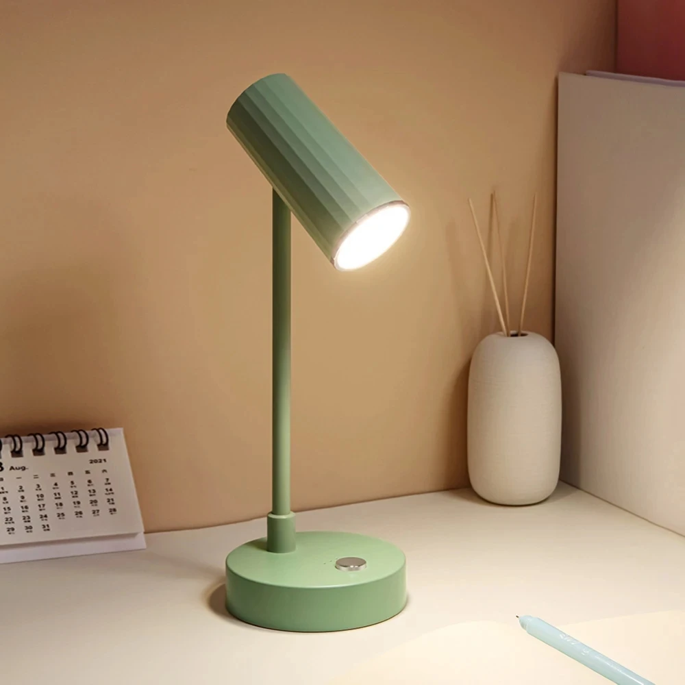 

USB Rechargeable Led Table Lamps With Touch Dimmable LED Stand Desk Light Reading Lamp 3 Modes Modern Minimalism Study Lamp