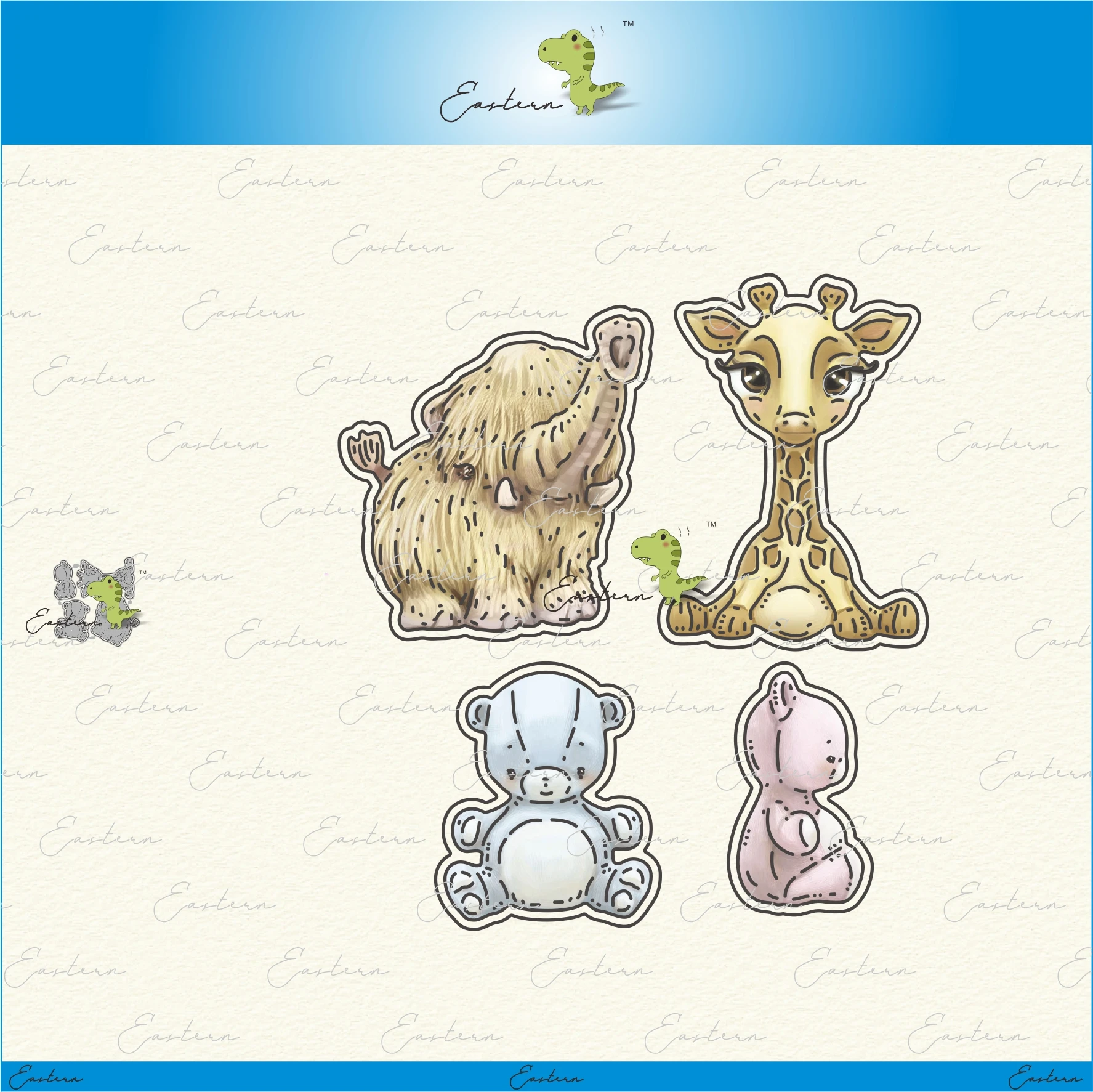 

Plush Pals animals metal cutting dies 2022 new diy molds Scrapbooking Paper Making die cuts crafts Printed Sheet