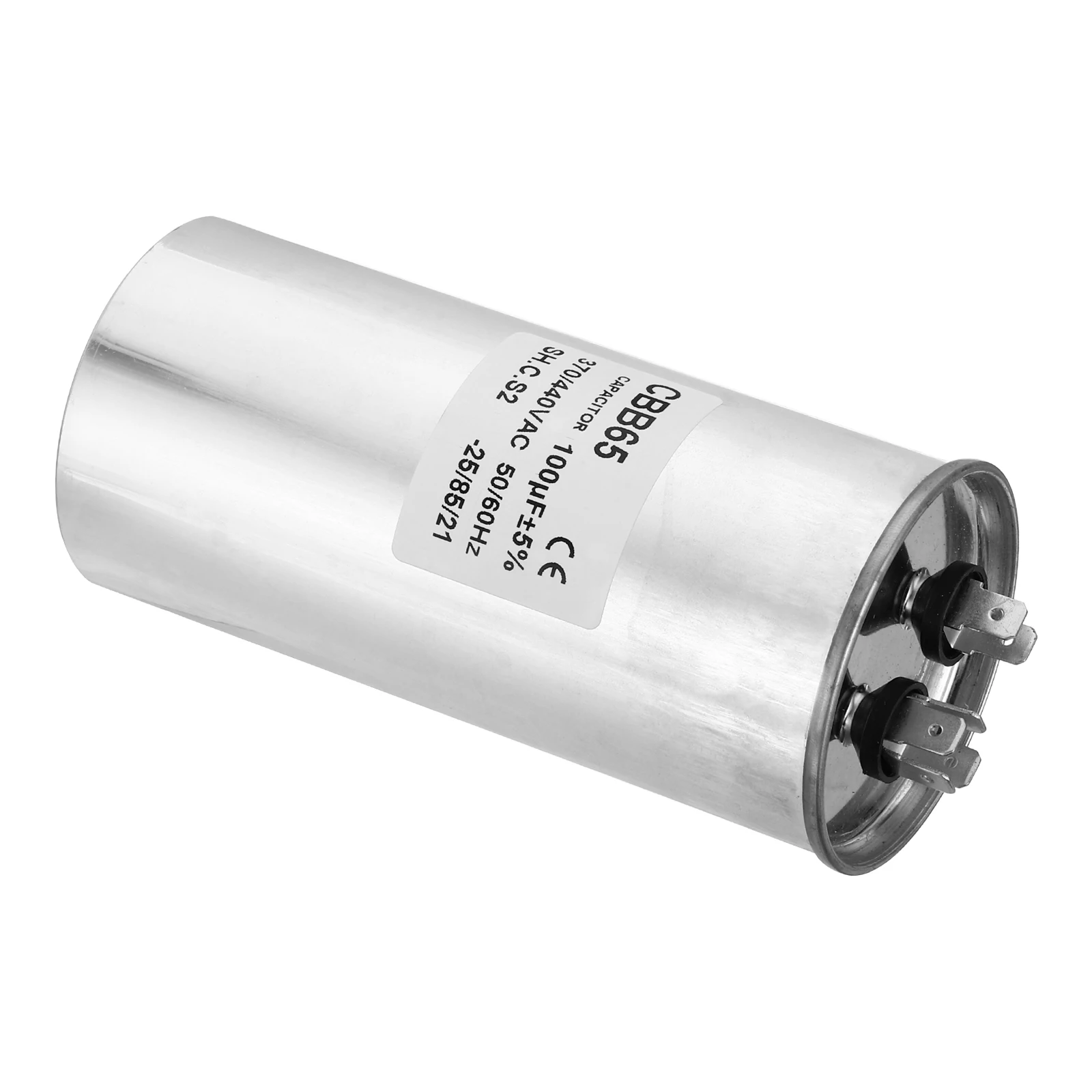 에어컨 냉각 히트 펌프 콘덴서 스트레이트, 100uF 100MDF 370/440VAC 팬 시작 커패시터, CBB65 순환 실행 커패시터