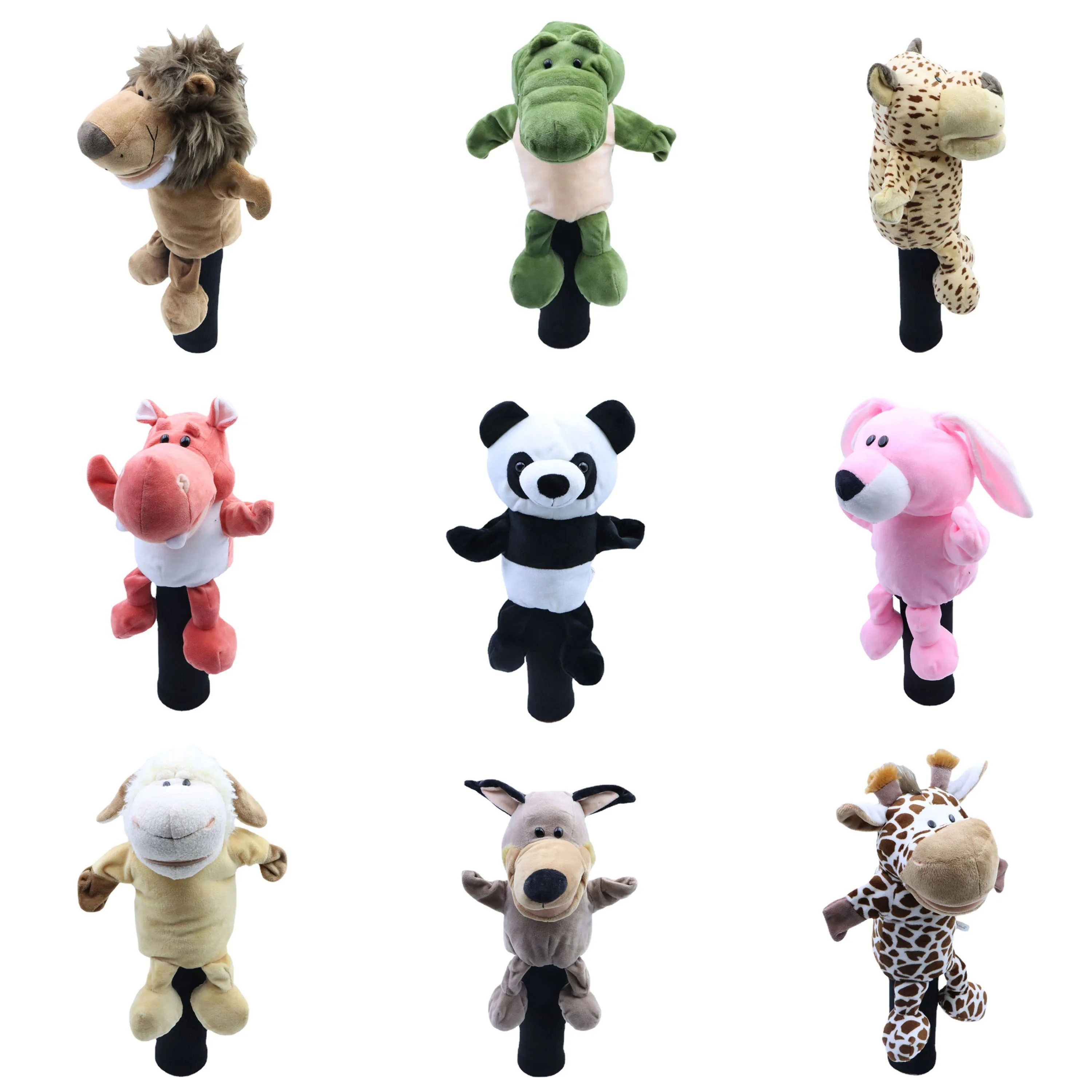 

All kinds of Plush Animal Golf Head Covers Driver 460cc #1 Headcovers Golf Head Protector Mascot Novelty Cute Gitfs