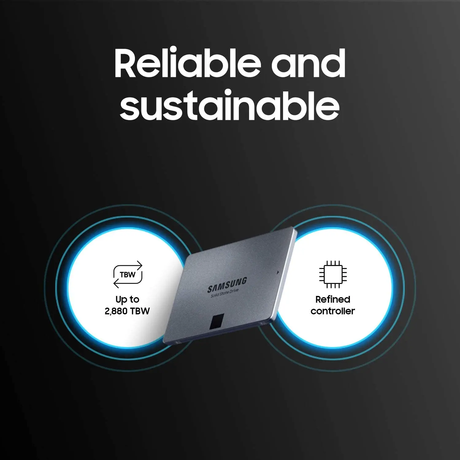 Samsung SSD 870 EVO, 4 TB, Form Factor 2.5”, Intelligent Turbo