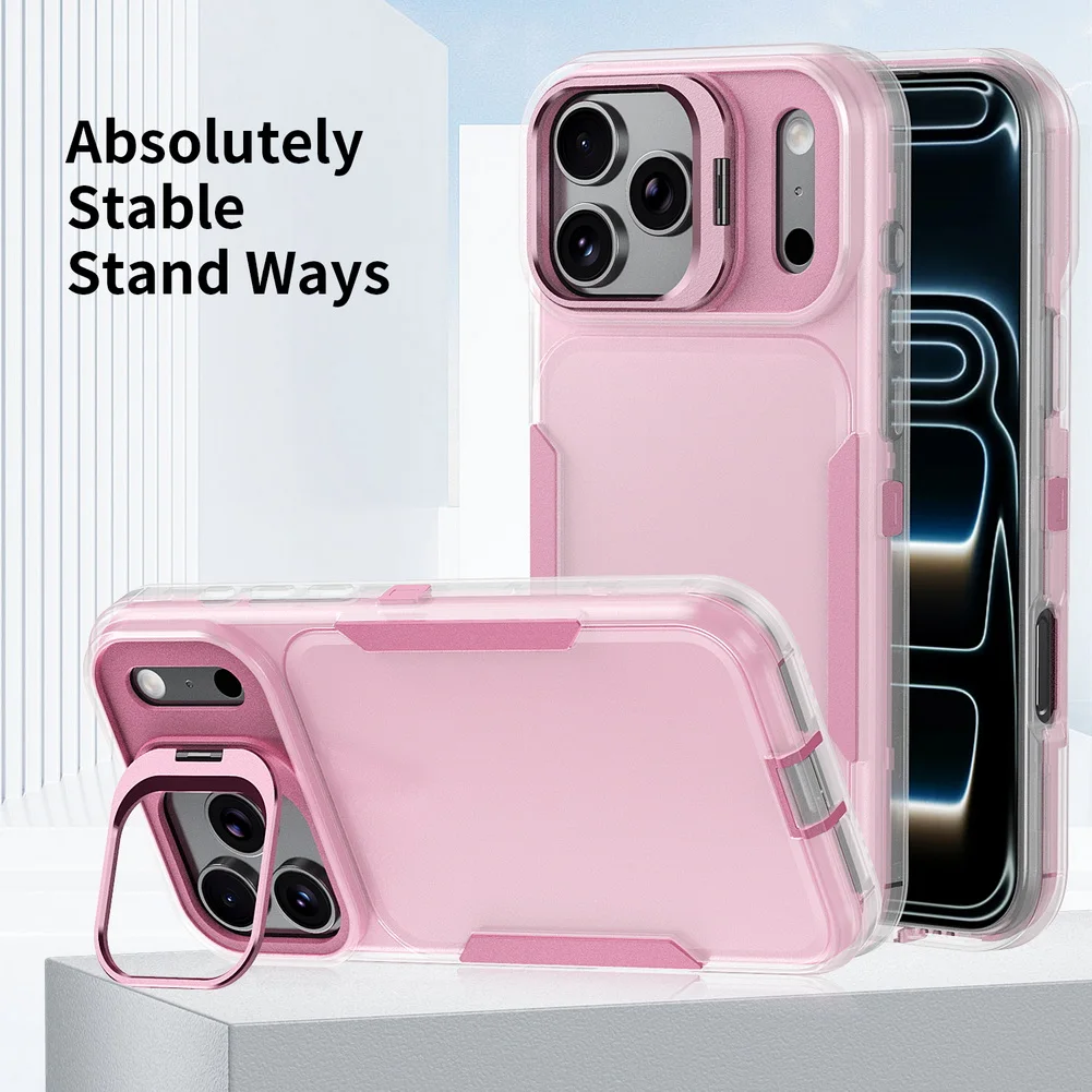 Ultimate 360° Full Protection Heavy Duty Case with Alloy Lens Holder Cover