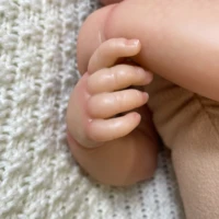 50CM Realistic Finished Bebe Reborn Silicone Vinyl Cloth Body Doll LouLou Handmade Toy For Girls Christmas Gift 5