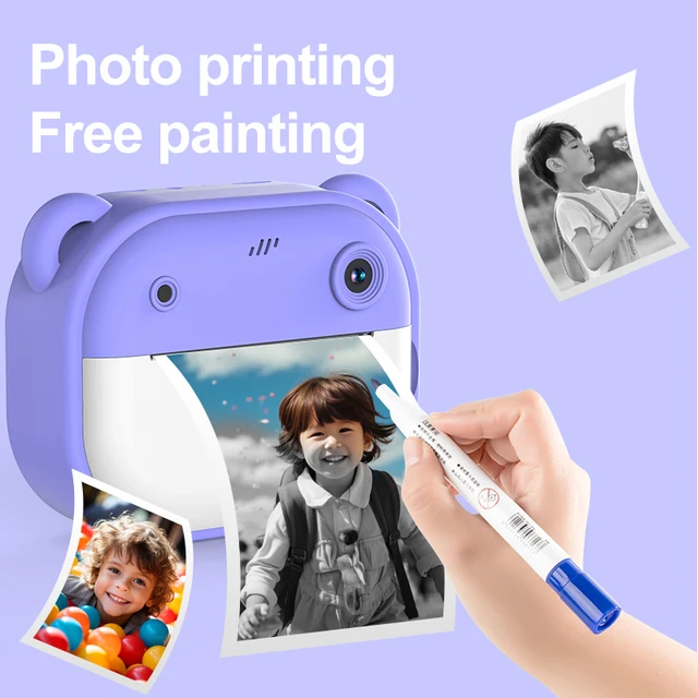 Câmera Digital Infantil Instant Print: Capture Memórias Instantâneas para Crianças 6 Câmera Digital Infantil Instant Print
