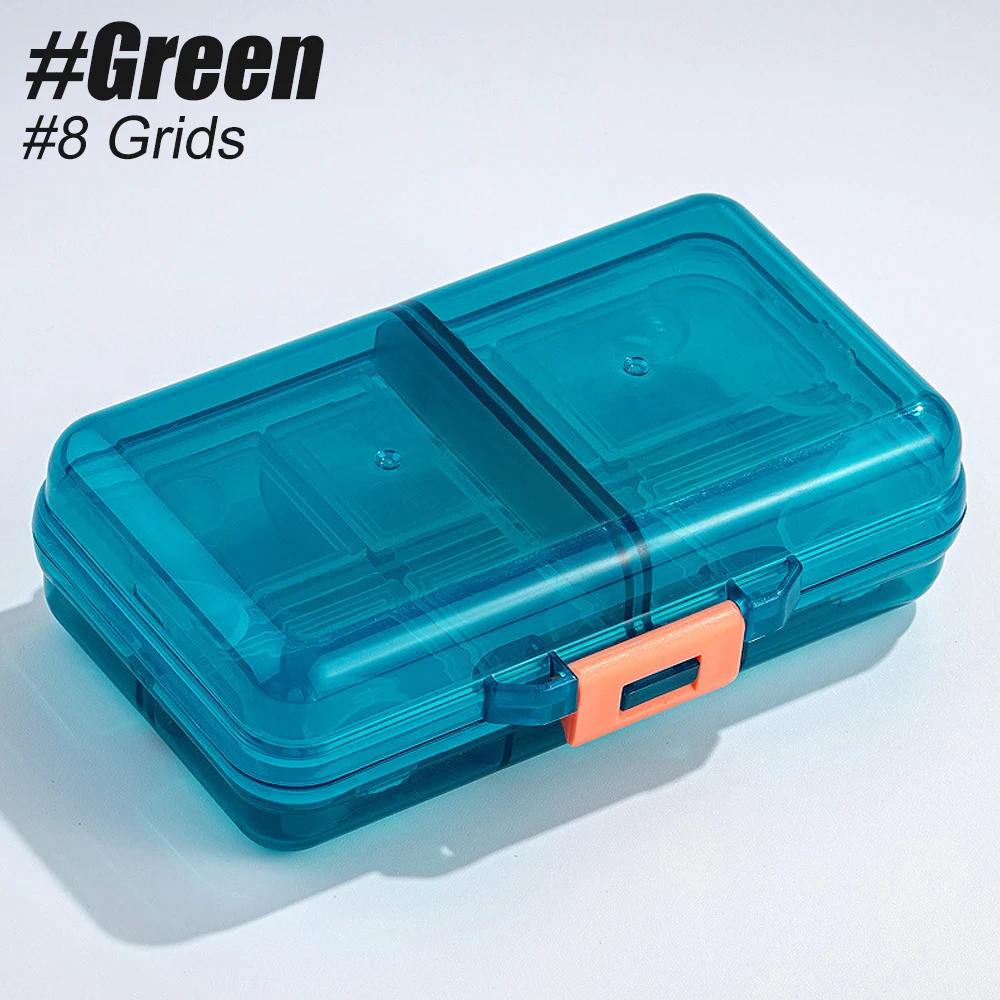 Portable Air-Tight Pill Organizer with Multiple Compartments