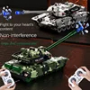 RC Battle Tank Shoot Bullets Remote Control Shooting Tank USB Charge With LED Sound Music Military War Game Electronic Car 1