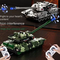RC Battle Tank Shoot Bullets Remote Control Shooting Tank USB Charge With LED Sound Music Military War Game Electronic Car 1