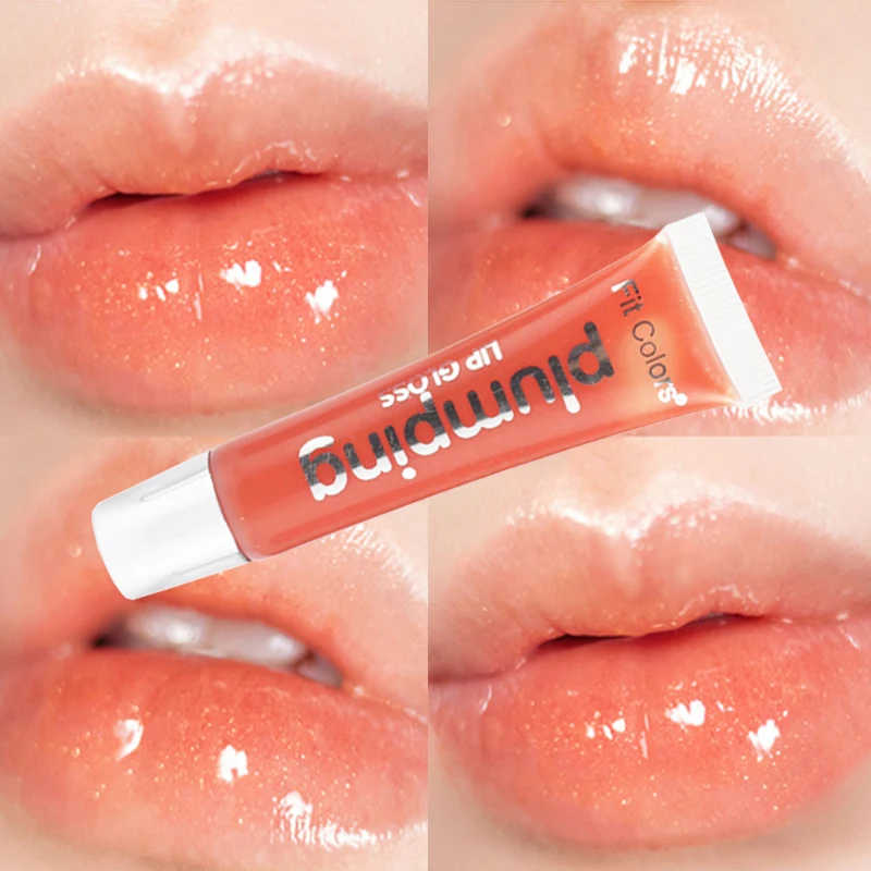 8 Colors Plumping Lip Gloss Moisturizing Crystal Jelly Liquid Lipsticks