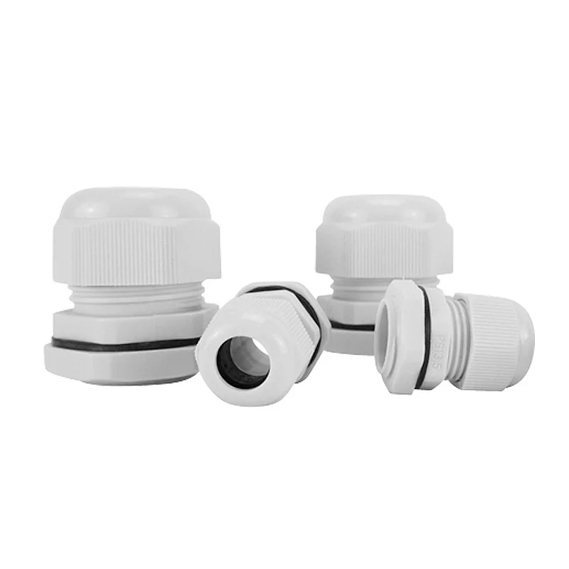 10Pcs waterproof joint connector Nylon Cable Gland Kit Waterproof Ip68 Cable Gland Joints Adjustable Locknut Connector
