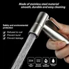 Toilet Sprayer Handheld Shower Head Faucet Bidet Spray Gun Stainless Steel Self Cleaning Bathroom Douche Fixture Accessories 3