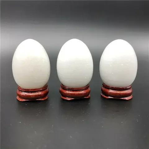 

Big White Marble Stone Egg Shaped Specimen Gemstone Crystal Healing Reiki Natural Stones and Minerals 1pc