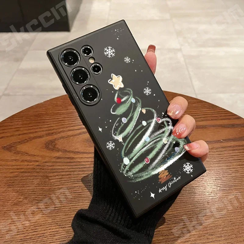 Festive Christmas Tree Graphic Phone Case Cover