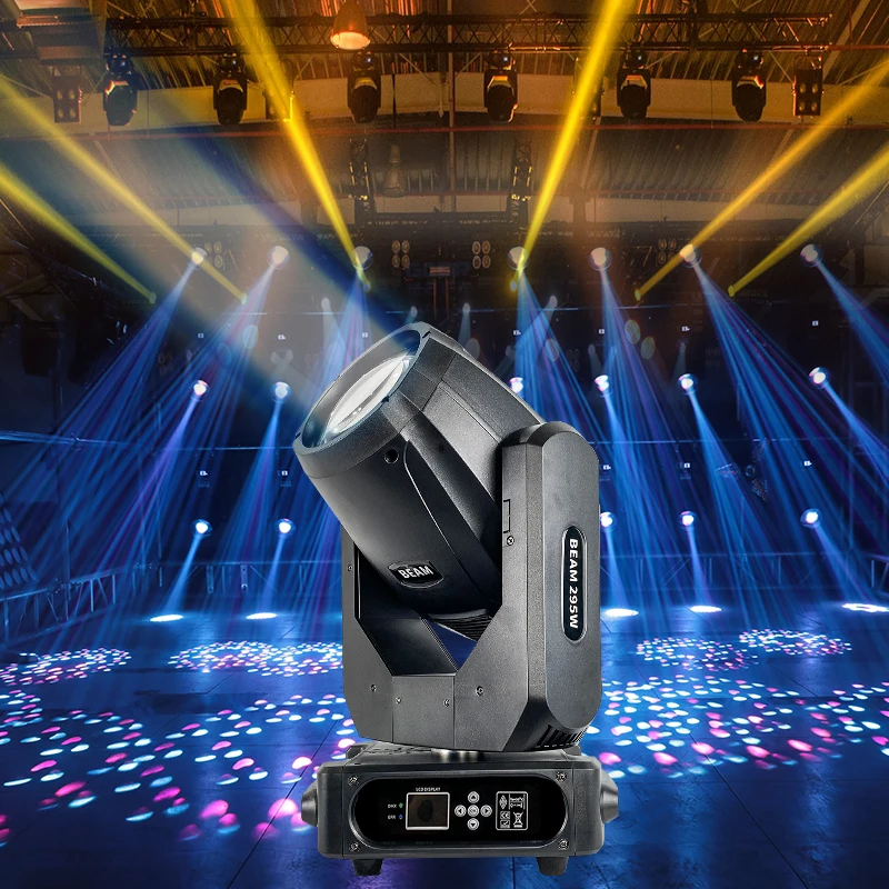 

295W shaking head beam light banquet hallbar light stage light wedding celebration tavern disco, performance pattern spot