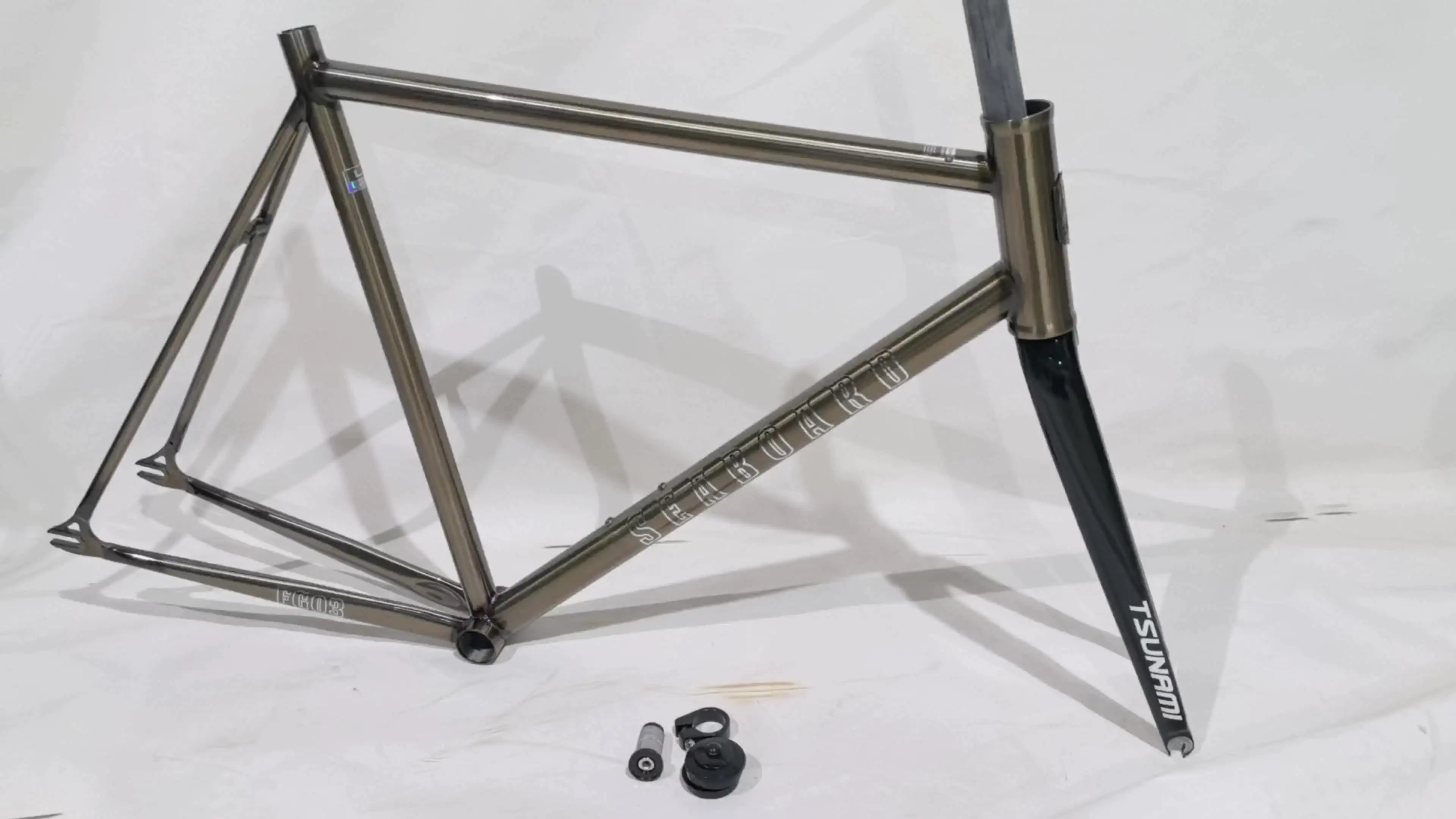 TSUNAMI Fixed Geared Bike Frame Single Speed Track Bike Frames CR