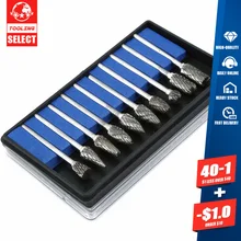 

10Pcs Mini Dremel Accessories Grinder Carving Engraving Drill Bit Set Wood Cutter Rotary Burr Micro Tool Rotary