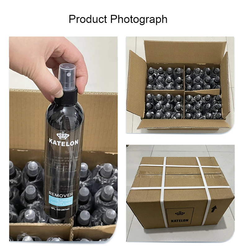 Plussign Liquid Spray Remover For Adhesive Tape & Glue 267Ml/Big Bottled Remover For Wig Glue Double Side Tape