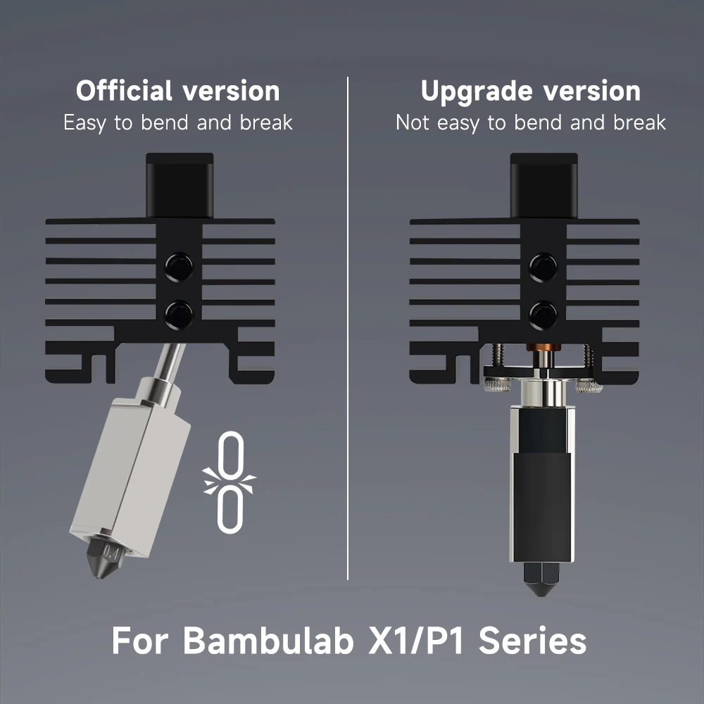 Bambu Lab 핫엔드 업그레이드 2.0 버전 Cht 깍지 bambulab Bi 메탈 핏 대나무 밤부 X1 X1C P1P P1S 핫엔드 P1P 서미스터