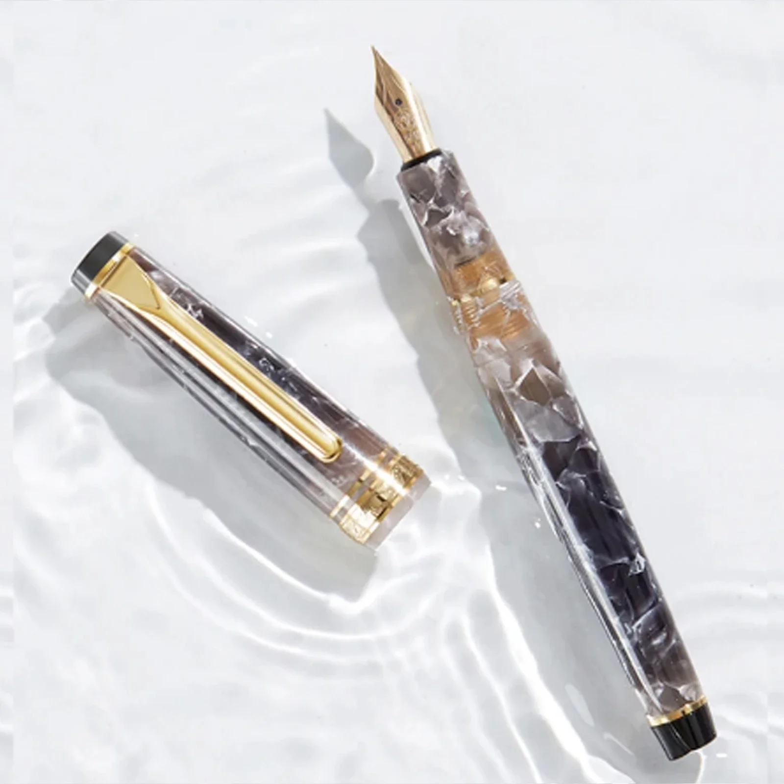 RIIMOO 502 만년필, 송진 서예 연습, 쓰기 잉크 펜, 사무실 학교 문구 용품, 학생 졸업 선물