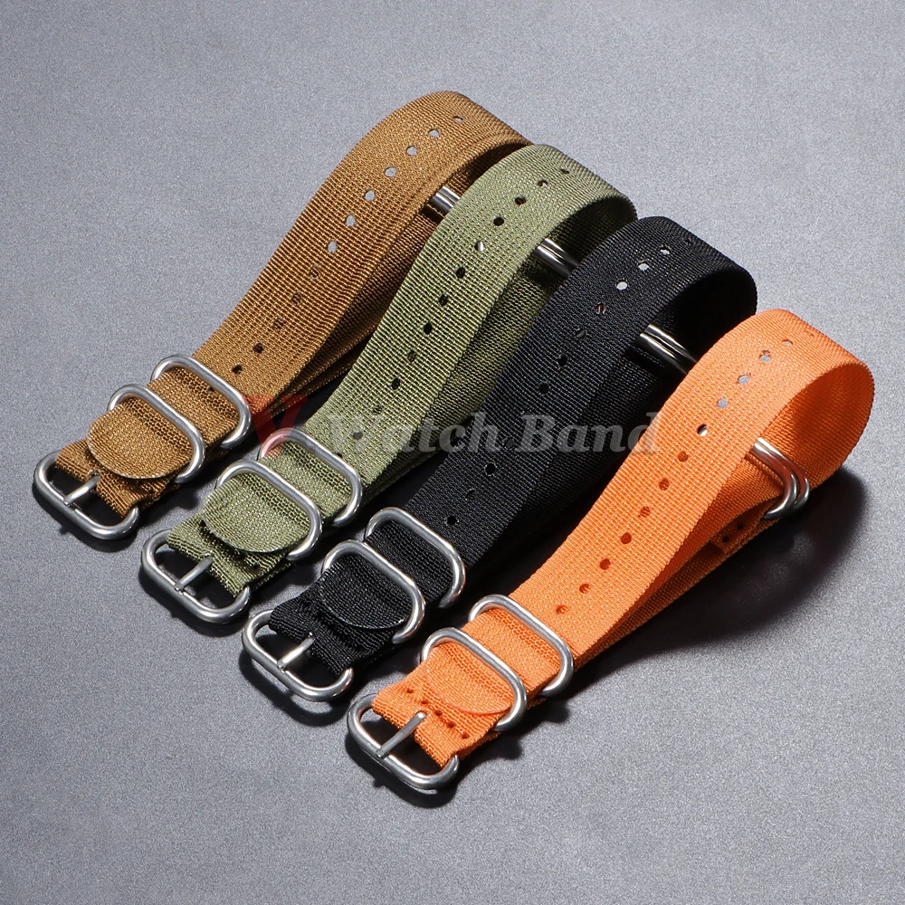 High-Density Durable Nylon Watch Band - Premium Fabric Braid Sport Wristband Accessories