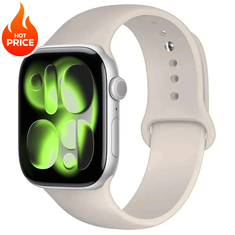 Premium Silicone Sport Band for Apple Watch - Flexible and Durable Strap