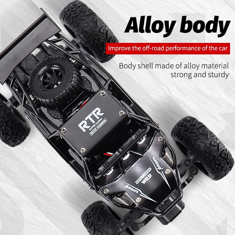 CD0077 RC Car Off-Road 1/20 Climbing Remote Control Cars Buggy High Speed Racing Vehicle Trucks Led Boys Toys for Kids