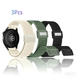 Nylon Sports Strap Bracelet Belt - Set of 3, 20mm/22mm - GarminActive 6 5 (Mixed Color - 1)
