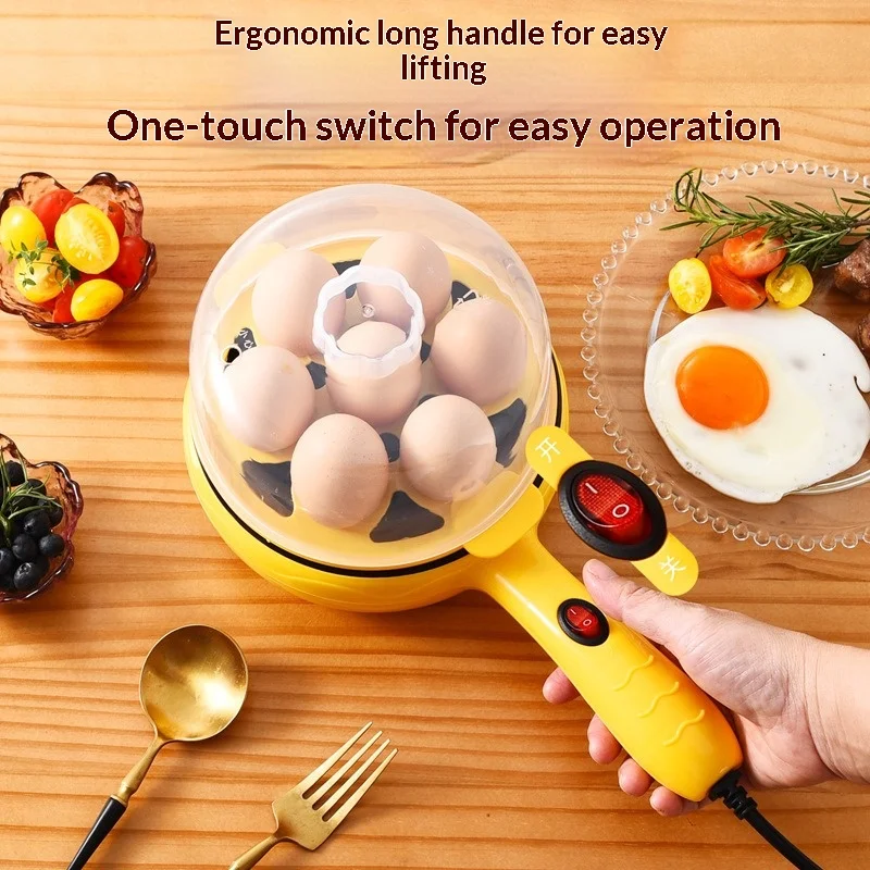 220V New Multifunctional Egg Boiler Electric Egg Steamer Cooking Breakfast Machine Double Layers Egg Cooker Mini Steamer 5