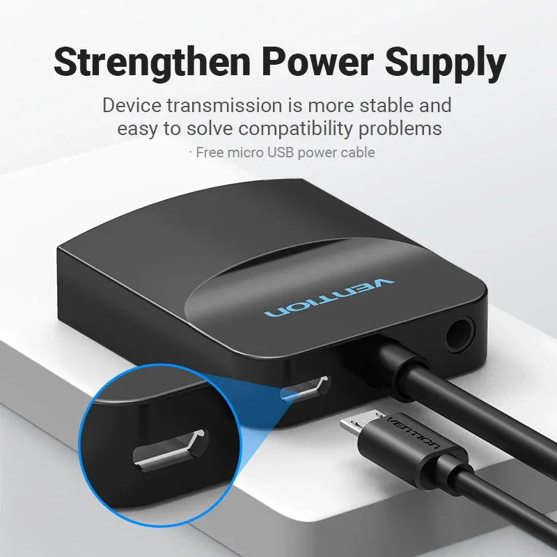 VGA to HDMI Converter Cable Analog AV to Digital Converter Adapter with Audio 1080P for PC Laptop HDTV Projector hdmi to vga adapter cable,vga cable adapter,vga to hdmi converter
