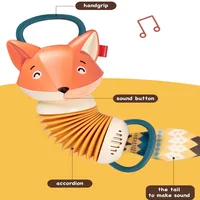 Fox Accordion Music Toy Instruments Learning Early Cartoon Education Sound Learning Musical Toddler Baby Toys For Children Gifts 1