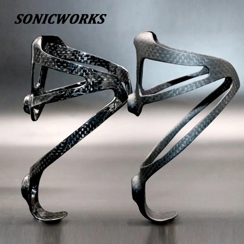 

Велосипедный держатель для бутылки, ультралегкий Матовый держатель для бутылки из углеродного волокна 3k, для горных и дорожных велосипедов, спорта на открытом воздухе