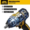 1800N.M Torque Brushless Electric Impact Wrench 1/2 Inch Cordless Socket Wrench Compatible With Makita 18V Battery Power Tools 5