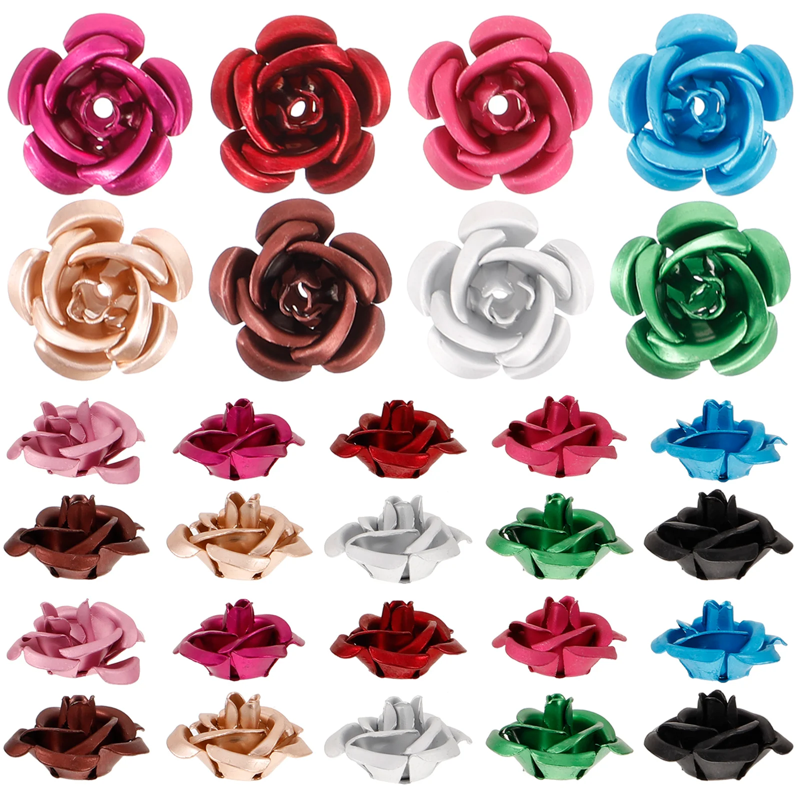 

1 Bag of Rose Earring Charms Jewelry Charms Diy Making Charms Keychain Accessory
