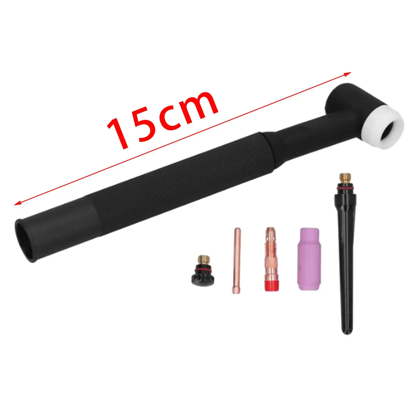 TIG Welding Torch Tungsten with Power Cable Hose Gas Valve Control and Adapter Accessory 6