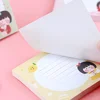 Funny Cute Sticky Notes Kawaii Girl Bear Cow Memo Pad Post Notepad Stationery Daily Planner Shopping Check To Do List Index Tabs 6