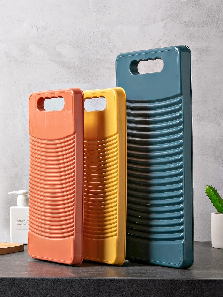 Laundry Board Plastic Washboard Antislip Thicken Washing Board Clothes Cleaning For Laundry Cleaning Tool Bathroom Accessories