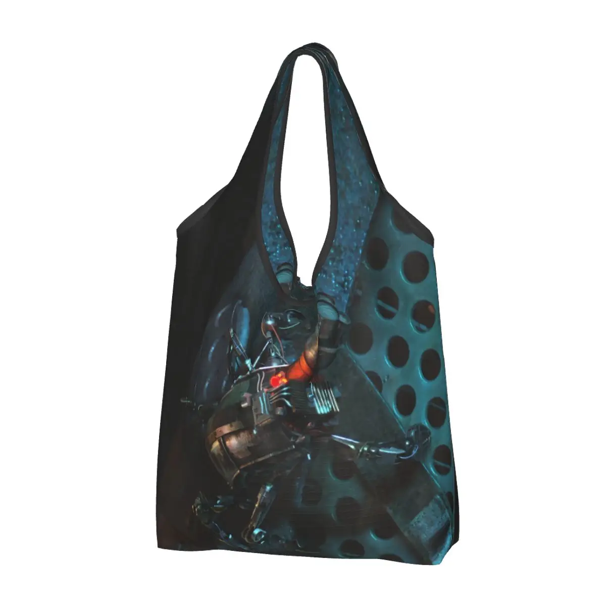 

Custom Recycling Mars Needs Moms Animated Science Fiction Adventure Shopping Bag Women Tote Bag Portable Groceries Shopper Bags