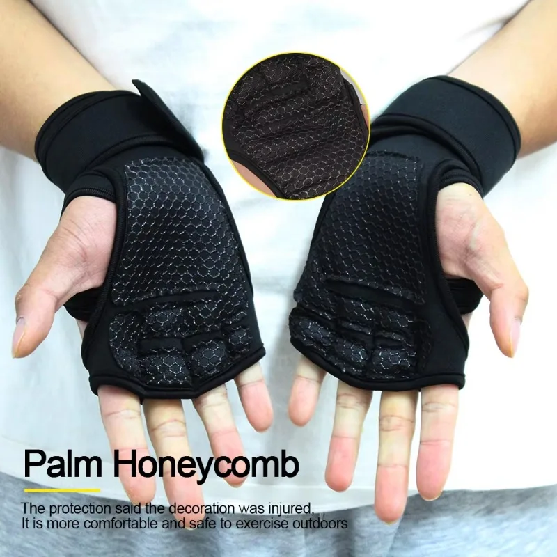 Training Sport Gloves for Men Women Workout Gloves Fitness Body Building Weightlifting Gym Hand Wrist Palm Protector