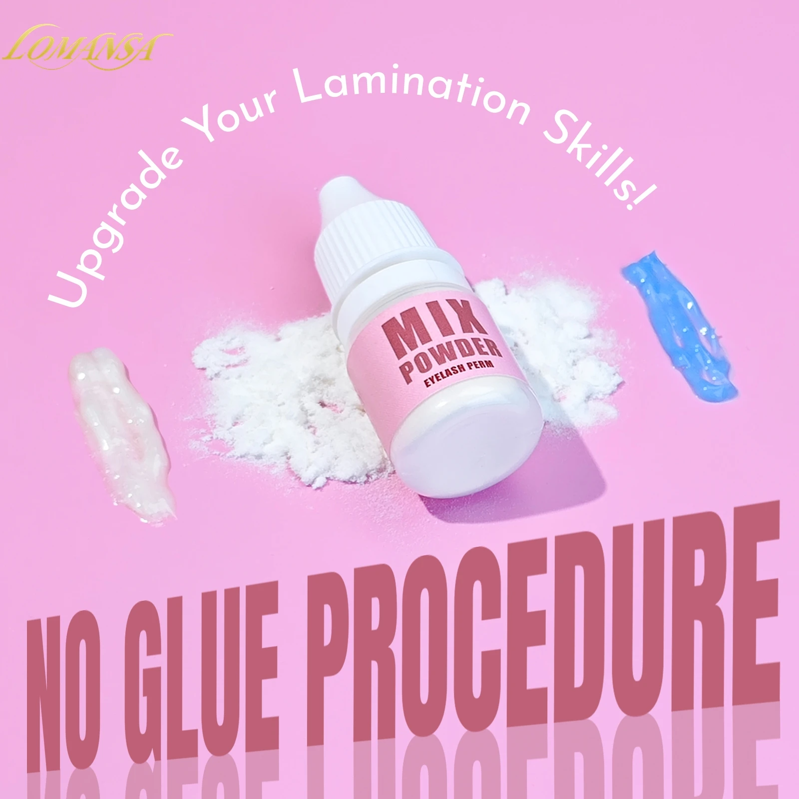 Lomansa Super Mix Eyelash Perm Solution with Keratin Curling Enhancer