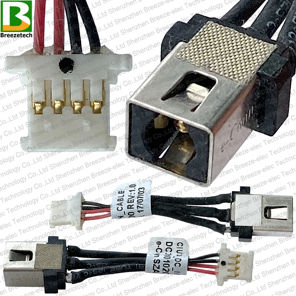 

Разъем питания постоянного тока с жгутом проводов для LENOVO IDEAPAD 320S-14IKB 80X4 520S-14IKB 80X2 Flex 5-1570 81CA DC301010200