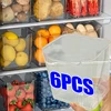 6/1PCS Fridge Door Organizer Box Fruits Food Preservation Box Space-Saving Refrigerator Storage Case Kitchen Snacks Containers 1